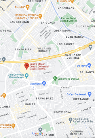 Encuéntranos en esta dirección
